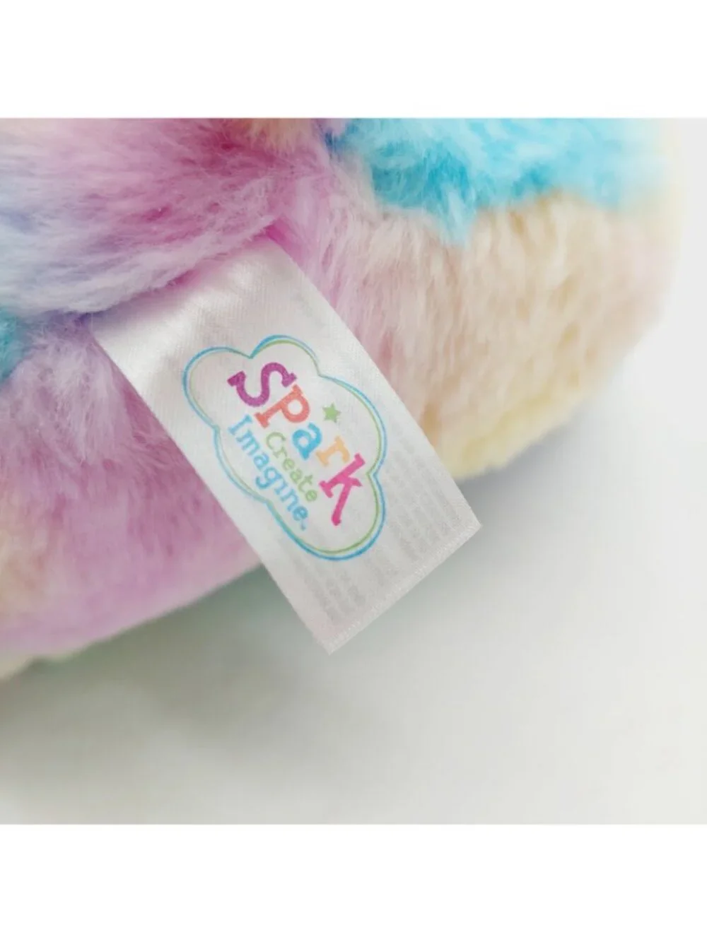 Spark Create Imagine Pastel Elephant Rattle Crinkle Ears Walmart Plush Set Of 2